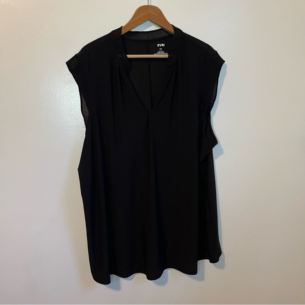 EVRI Womens V Neck Size 3X